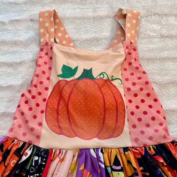 Halloween Twirl Dress Size 6-7T - Picture 5 of 8